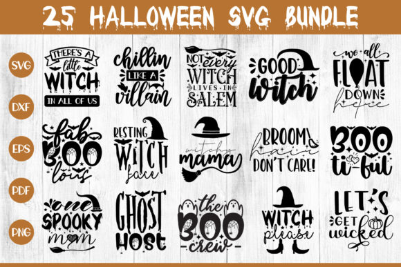 Download 25 Halloween Quotes Bundle - Premium Resources