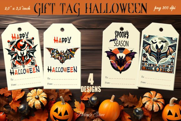 Download Halloween Gift Tags Printable Designs - Premium Resources